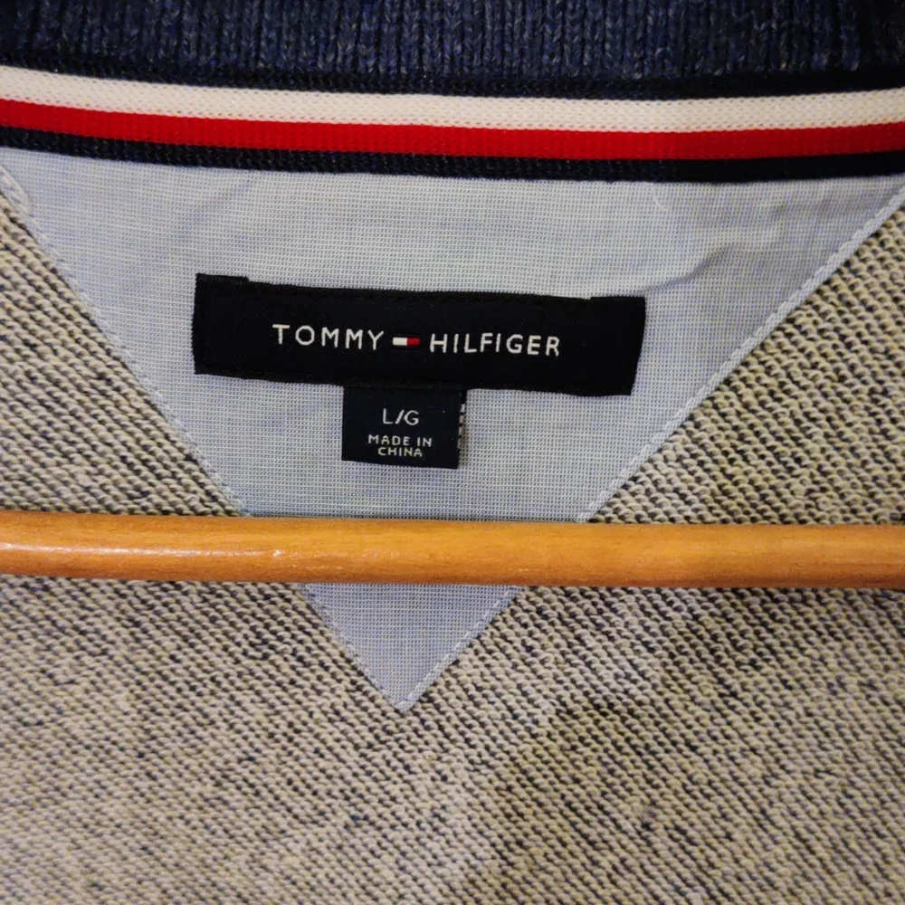 Tommy Hilfiger blue shawl collar cardigan - Picture 8 of 10